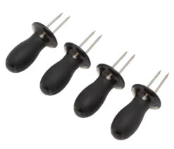 Küchenprofi Maiskolfhouders 7,5 Cm Kunststof Zwart 4 Stuks