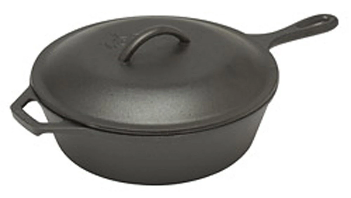 Lodge Logic Skillet Koekenpan Met Deksel ø 27 Cm Gietijzer Zwart 1 Lodge Logic Skillet Koekenpan Met Deksel ø 27 Cm Gietijzer Zwart