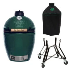 Big Green Egg Large Barbecue ø 47 Cm Keramiek Groen Met Onderstel En Hoes -Goedkoop Barbecue Winkel bge hoofd 2 large nest cover