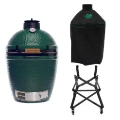 Big Green Egg Medium Barbecue ø 38 Cm Keramiek Groen Met Onderstel En Hoes -Goedkoop Barbecue Winkel bge hoofd 2 medium nest cover