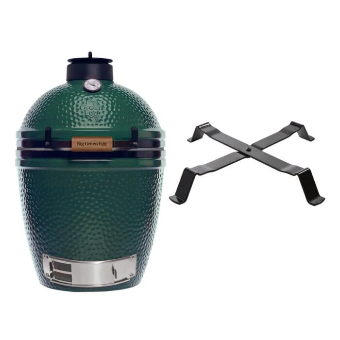 Big Green Egg Large Barbecue ø 47 Cm Keramiek Groen Met Table Nest 1 Big Green Egg Large Barbecue ø 47 Cm Keramiek Groen Met Table Nest