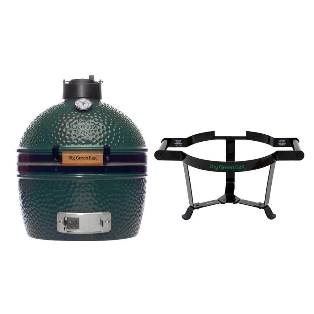 Big Green Egg MiniMax Barbecue ø 33 Cm Keramiek Groen Met Portable Nest 1 Big Green Egg MiniMax Barbecue ø 33 Cm Keramiek Groen Met Portable Nest