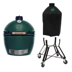 Big Green Egg Extra Large Barbecue ø 67,5 Cm Keramiek Groen Met Onderstel En Hoes -Goedkoop Barbecue Winkel bge hoofd 2 xlarge nest cover