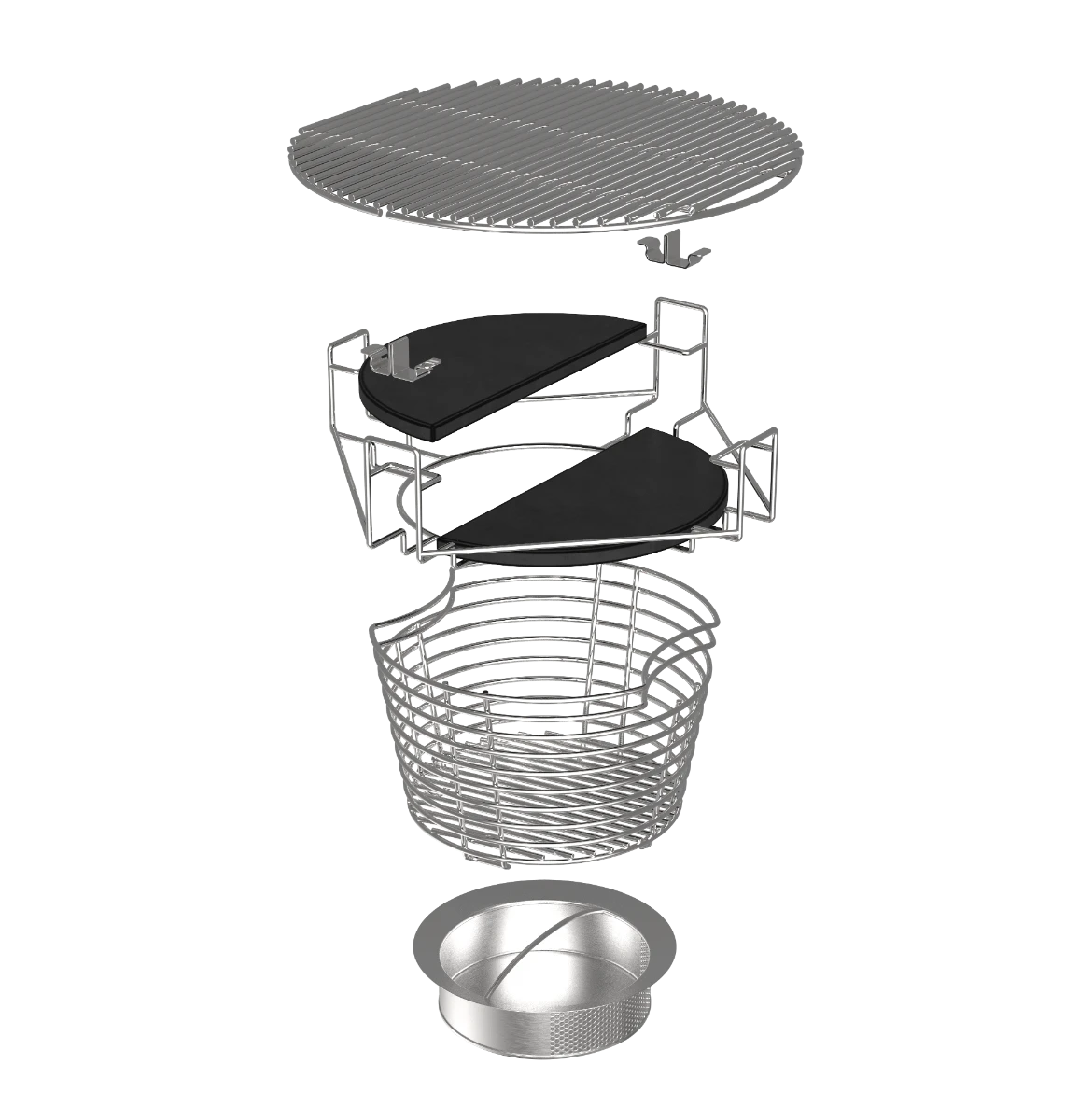 The Bastard Model 2022 Urban Large Compleet Barbecue Keramiek Matzwart 4 The Bastard Model 2022 Urban Large Compleet Barbecue Keramiek Matzwart - Afbeelding 4