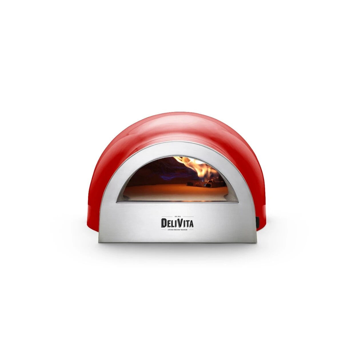 Delivita Eco Gas Pizza-oven Chili Red 1 Delivita Eco Gas Pizza-oven Chili Red