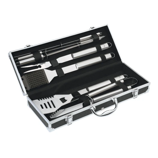 Küchenprofi Phoenix Barbecueset Rvs 8-delig 1 Küchenprofi Phoenix Barbecueset Rvs 8-delig